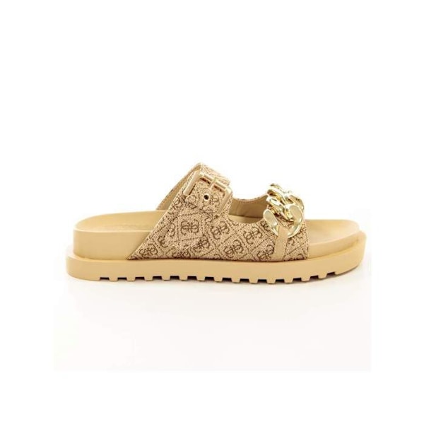 Claquettes dame Guess Fatema 2 - beige brun - 40