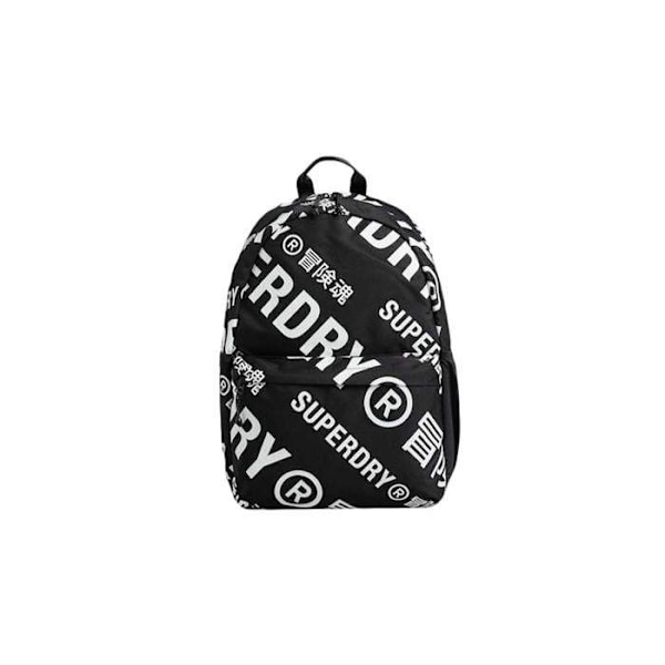 Superdry Herre Classic B W Sort Syntetisk Rygsæk Svart