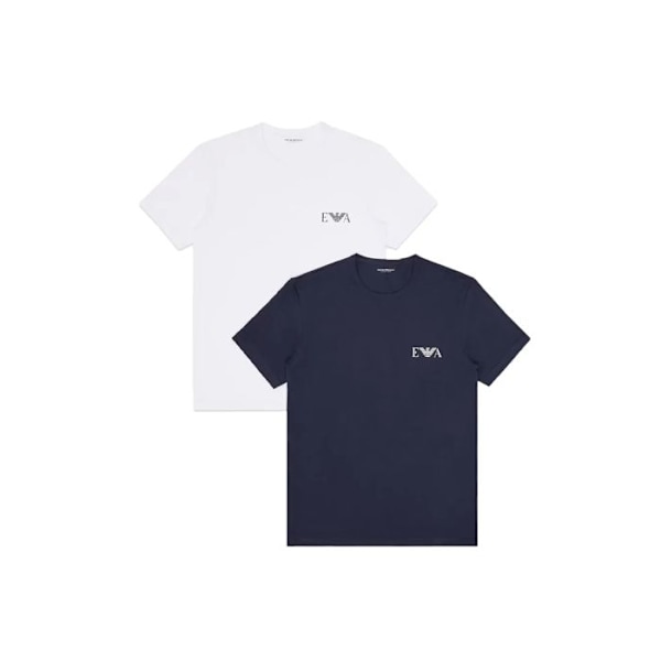 T-shirt Emporio Armani Homme Pack x2 GA Flerfärgad Bomull Flerfärgad M