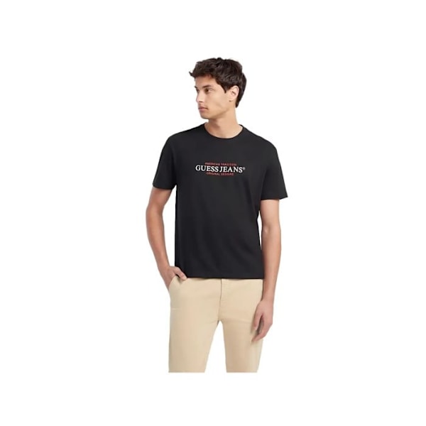 T-paita Guess American Trad kolsvart a996 XXL