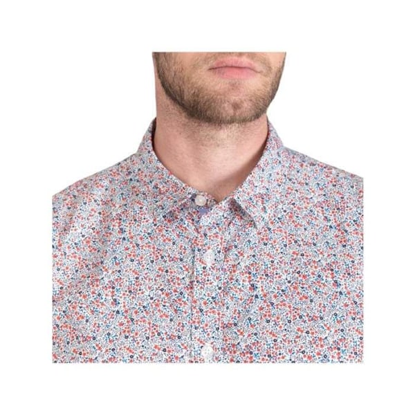 Chemise manches longues Le Temps des cerises Rodel - hvid - M Flerfärgad