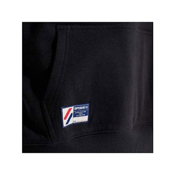 Sweat Superdry Femme Classic logo Sort Syntetisk Svart XS/S