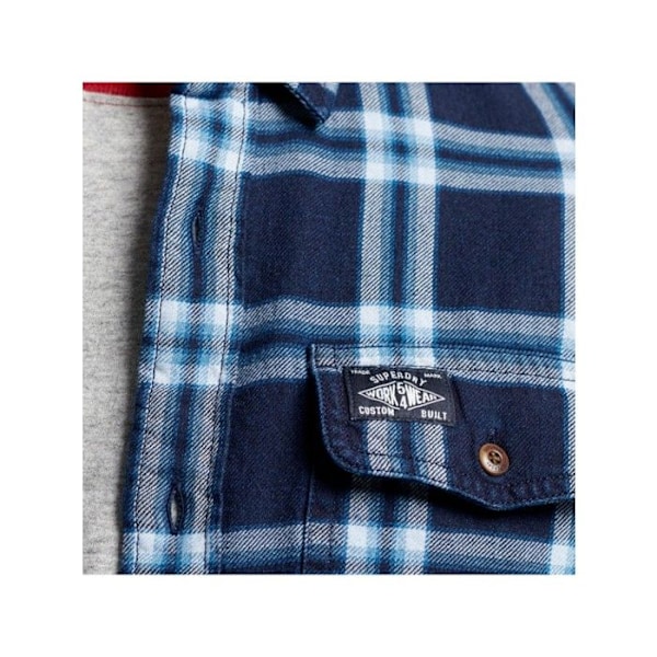 Superdry Miesten Vintage & Original Logo Paita Sininen Puuvilla Blå M