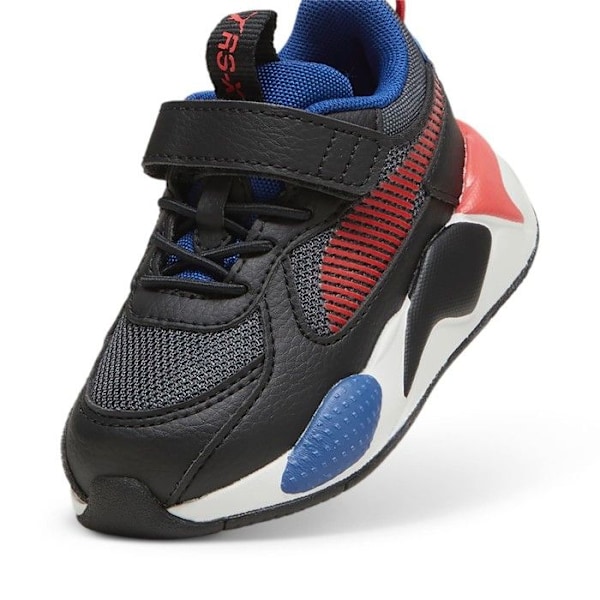 Lasten kengät - Puma - RS-X - Harmaa/Punainen/Musta - Velcro-kiinnitys - Erinomainen mukavuus - Synteettinen päällinen - 21