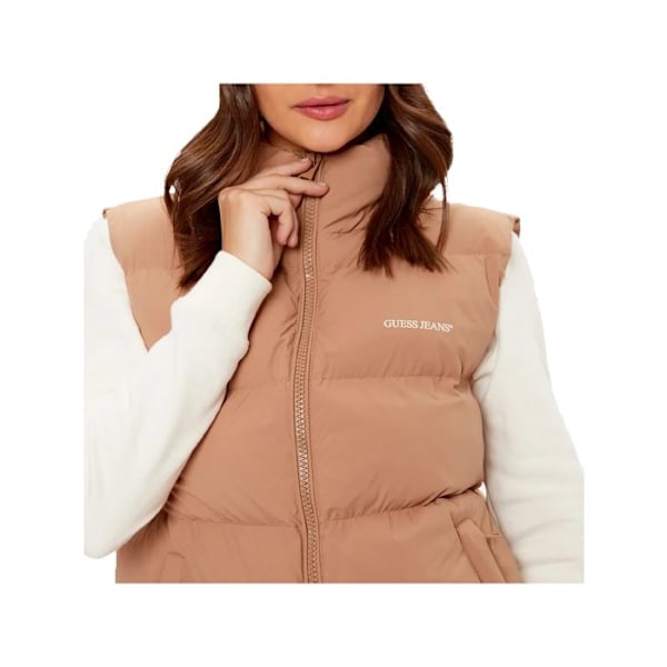 Doudoune uden ærmer Guess Kvinde GJ Regular Beige Syntetisk Beige XS