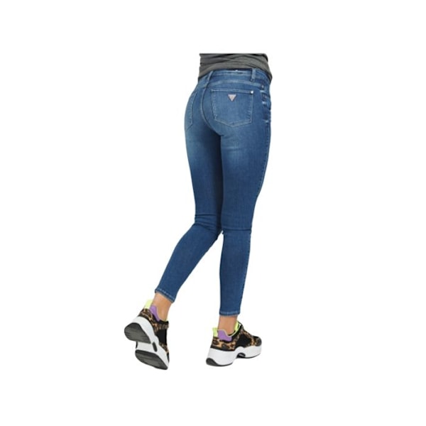 Guess Naisten Skinny-Farkut Sininen Farkku Blå 25