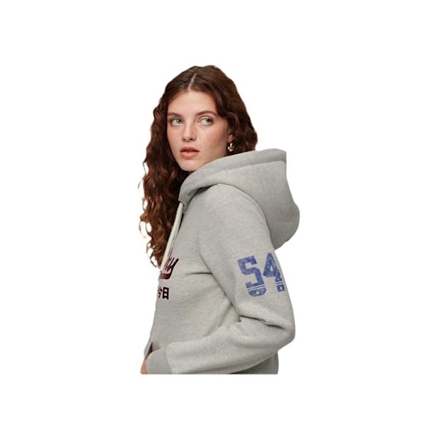 Sweat Superdry Dame vintage Grå Bomuld Grå XXS