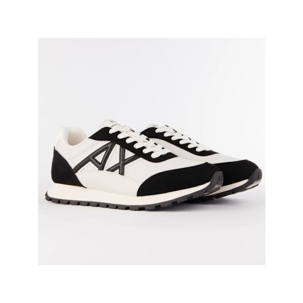 Sko i ruskind og mesh - Armani Exchange hvid 41