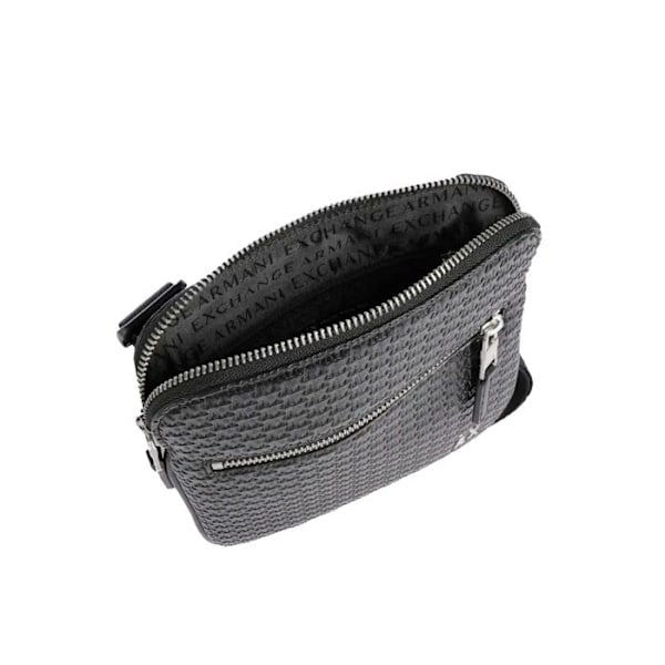 Armani Exchange Mandeltaske Herre Monogram Sort Syntetisk Svart
