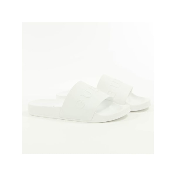 Mulettit PVC painetulla logolla - Guess jeans - Miehet hvid 40