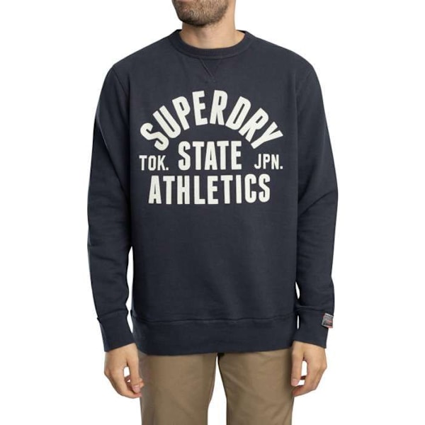 Essentiel Athlétique Sweatshirt - Superdry Blå XXL