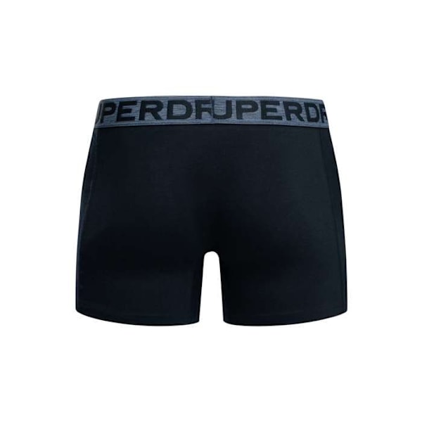 Lot av 3 boxers i ekologisk bomull - Superdry Blå jag