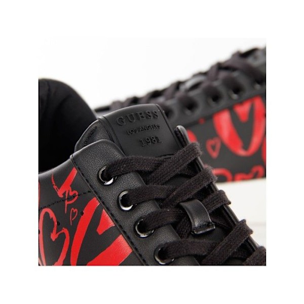 Guess Rockies naisten rennot nahkaiset lenkkarit mustana (musta, 36) Sort 36