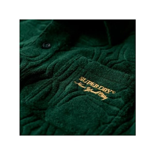 Superdry Damen Country Club Hemd Grøn Bomuld Grön M