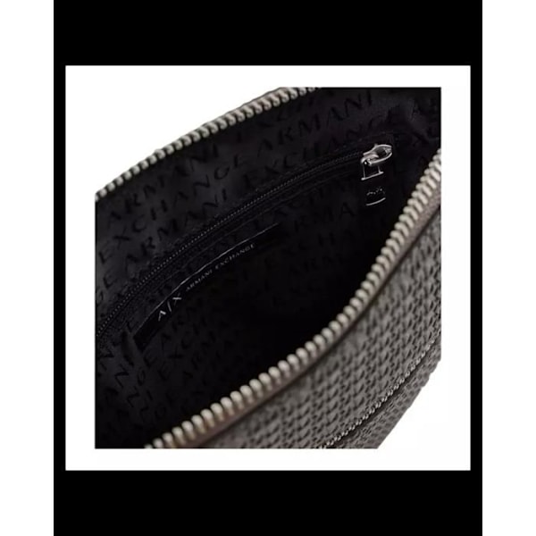 Armani Exchange Mandeltaske Herre Monogram Sort Syntetisk Svart