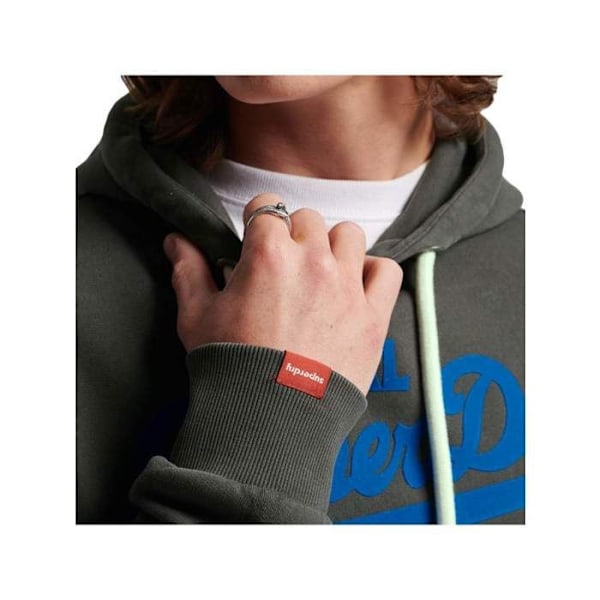 Sweat Superdry Herr Vintage VL Neon Grå Bomull Grå S