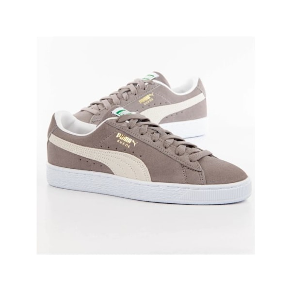 Basket Basse Læder Suede Classic XXI Lysegrå/hvid 39