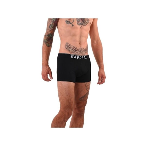 Boxerit Kaporal Miehet Pakka x3 etulogo Musta Synteettinen Svart S