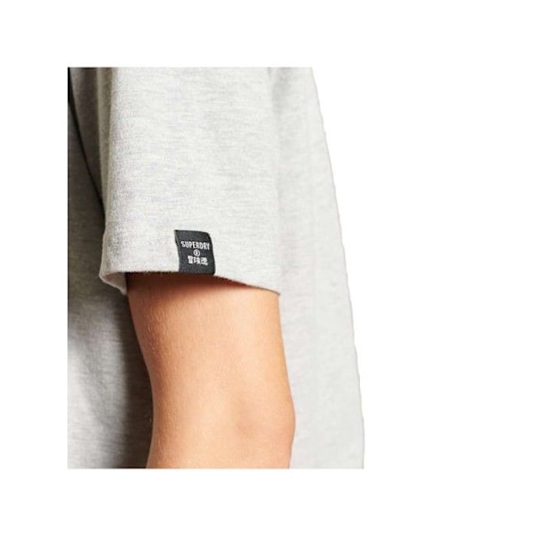 T-paita Superdry Naisille Aito vintage-logo Harmaa Puuvilla Grå S