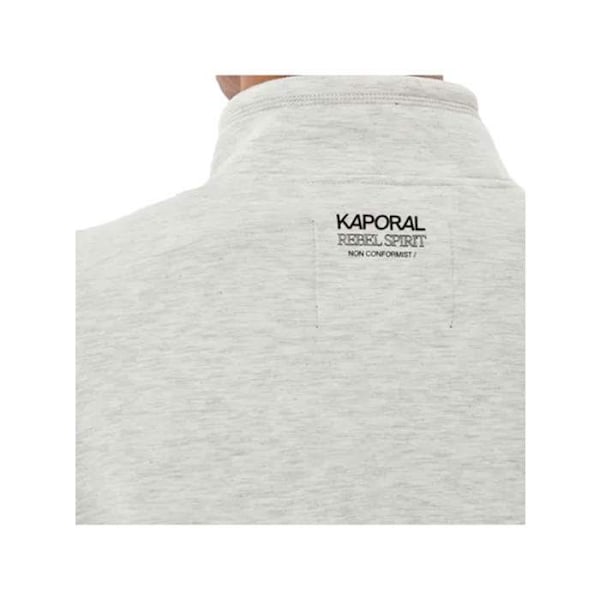 Gilet Kaporal Man Neil Grå Bomull Beige XL