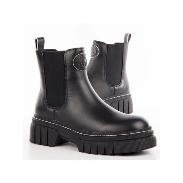 Bottine Guess Kvinde USA Combat Sort læder sort 38