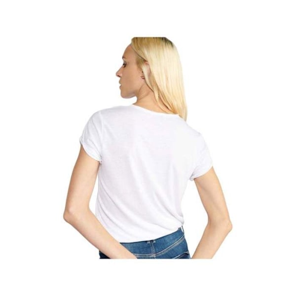 T-shirt til kvinder Le Temps Des Cerises Basitrame 1211 hvid rund hals kortærmet Vit XS