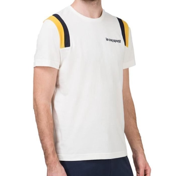 T-shirt Le Coq Sportif Herr TRI TEE SS N5 Vit Bomull Vit XS