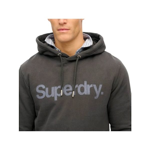 Superdry Miesten Core Logo Kaupunki Musta Puuvilla Svart S