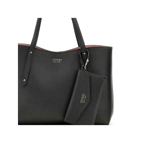 Tasker - GUESS - Brenton Tote - Sort - 100% polyurethan - Rummelig rum svart