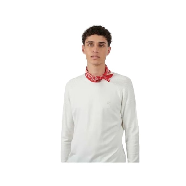 Pull Kaporal Homme Mayer Vit Bomull Vit jag