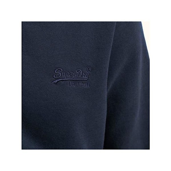 Superdry Sweatjakke Dame - Mørkeblå - Lange ærmer - Hættekrave Mörkblå XS