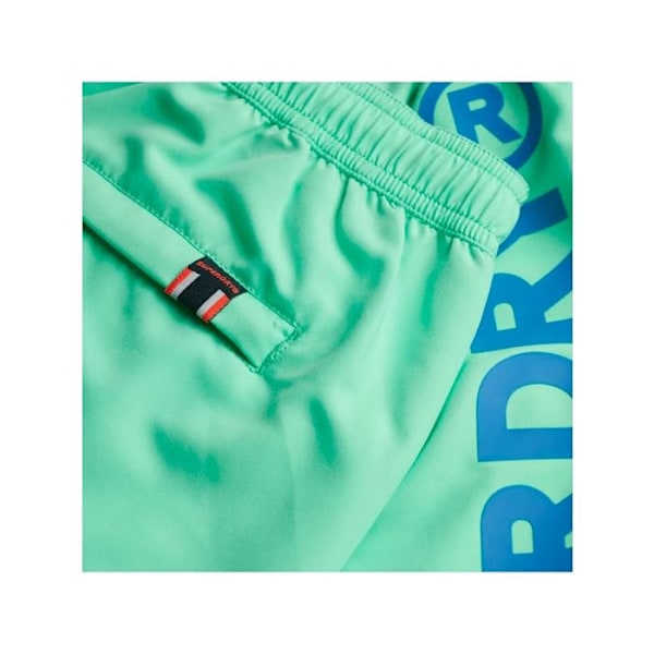 Kort badbyxa Sport grafisk 17 simbyxa grön - Superdry - M