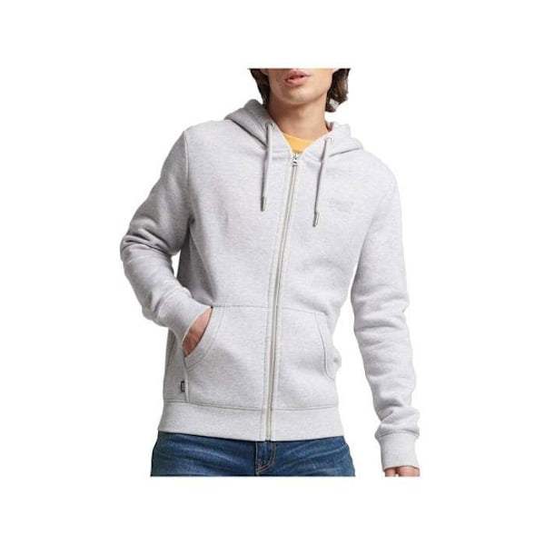 Sweat Superdry Herr Klassisk vintage Grå Bomull Grå XS