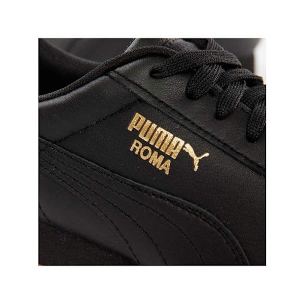 Basket Puma Dame roma classic gum Sort læder sort 36