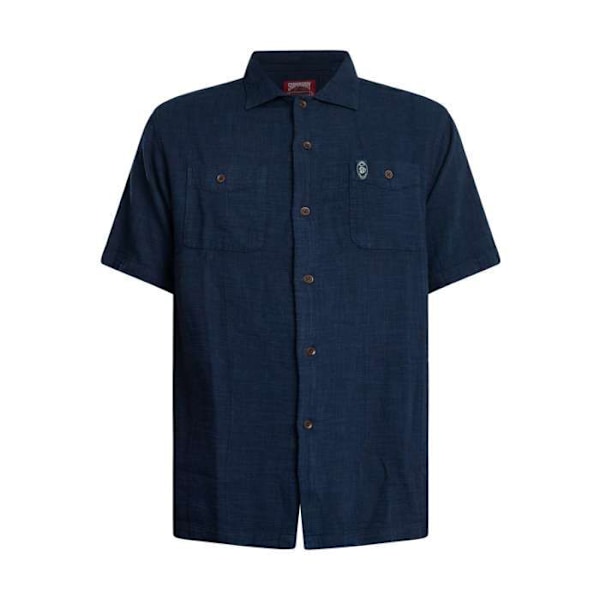 Tekstuuri T-paidat Lyhyet Hihat Merchant - Superdry Blå M