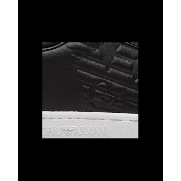 EA7 Emporio Armani X8X001 Low-Top Sneakers - Herre - Læder - Sort Sort 44
