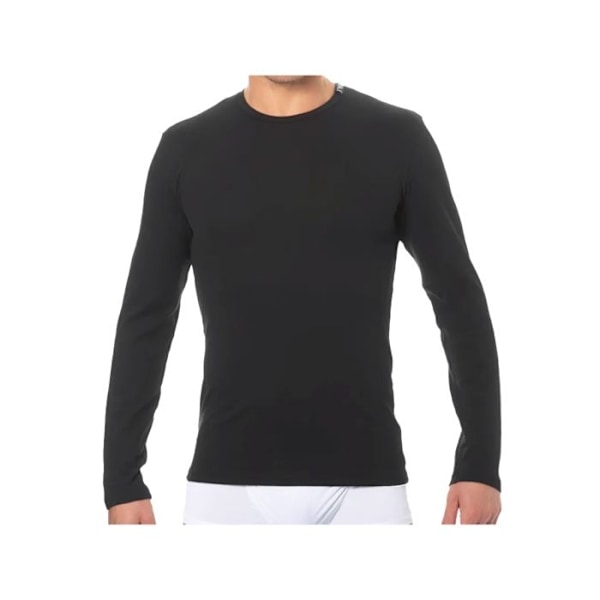 T-paita Emporio Armani Mies Kotka Piquet Musta Synteettinen Svart M