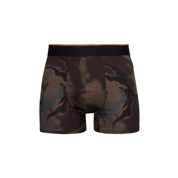 Boxer Superdry Man Pack x2 front logo Kamouflage Syntetisk Kamouflage S