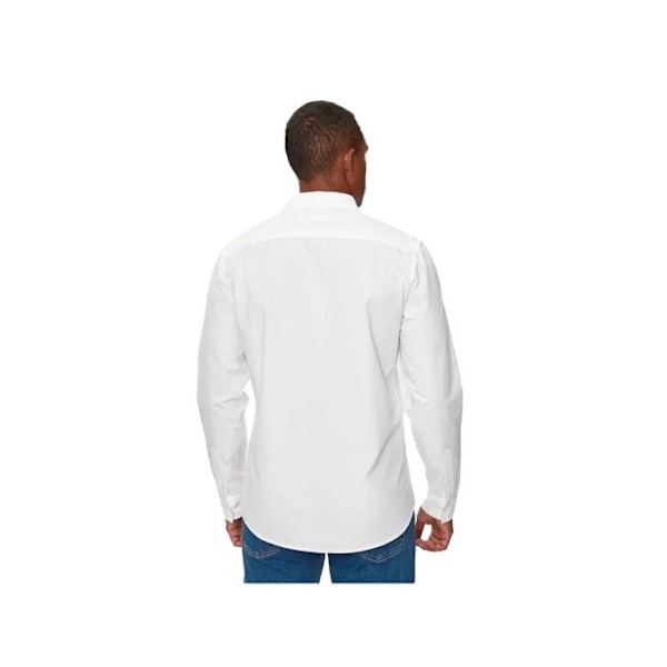 Guess slim pitkähihaisessa paidassa on tasku. rent vitt S