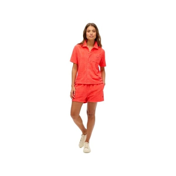 Superdry Naisten Country Club Oranssi Puuvilla T-paita Orange M
