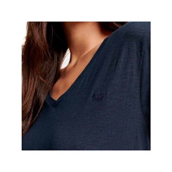 T-shirt Superdry Dame Authentic Blå Bomuld Blå M