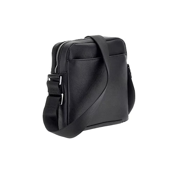 GUESS Svart Crossbody axelväska för män - Torino Top Zip Crossbody Flat 255656 svart