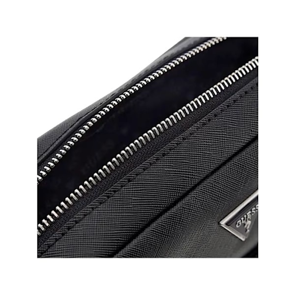 GUESS Svart Crossbody axelväska för män - Torino Top Zip Crossbody Flat 255656 svart