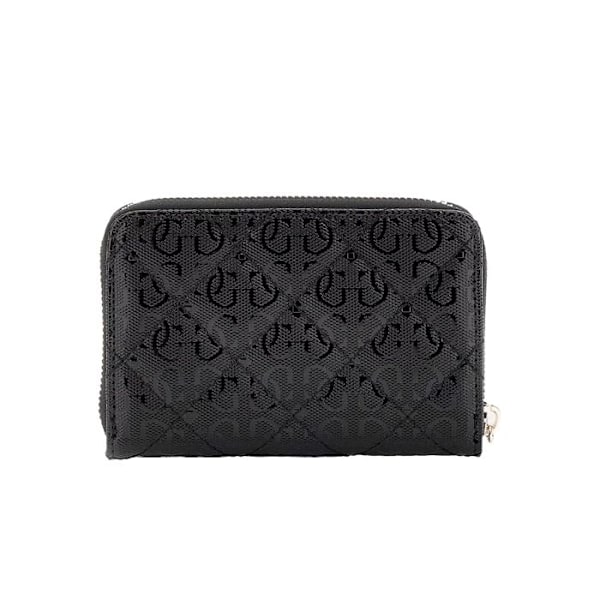 GUESS Portmonnäie svart för kvinnor - Laurel SLG Medium Zip Around Wallet M 290496 svart