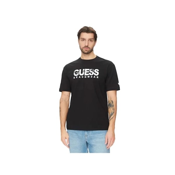 TShirt MC 100% Bomull - Guess jeans Svart M