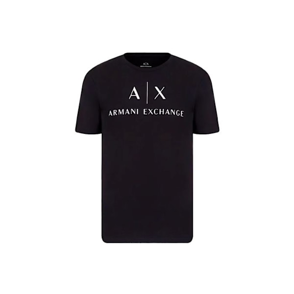 Armani Exchange sort t-shirt til mænd - Farve: Sort - Størrelse: L Svart S