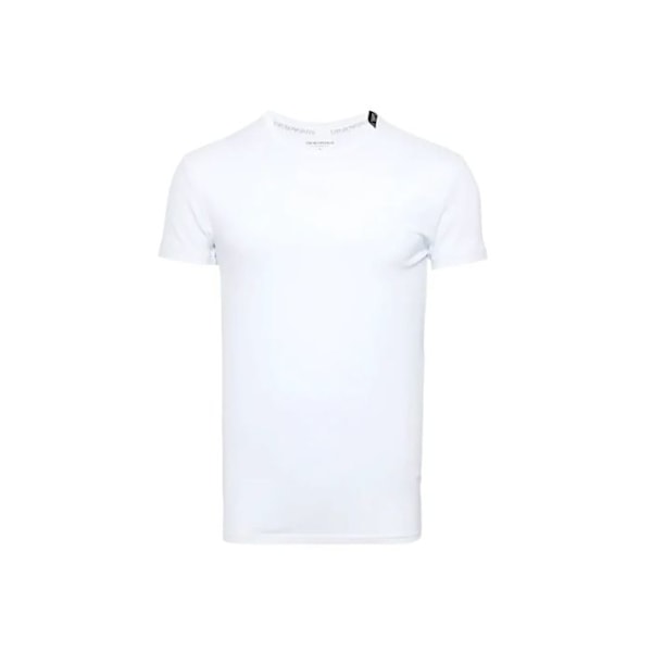 T-shirt Emporio Armani Herre ML Ørn Hvid Bomuld Vit M