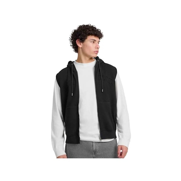 Sweat Guess Herr Regular Svart Bomull Svart XS