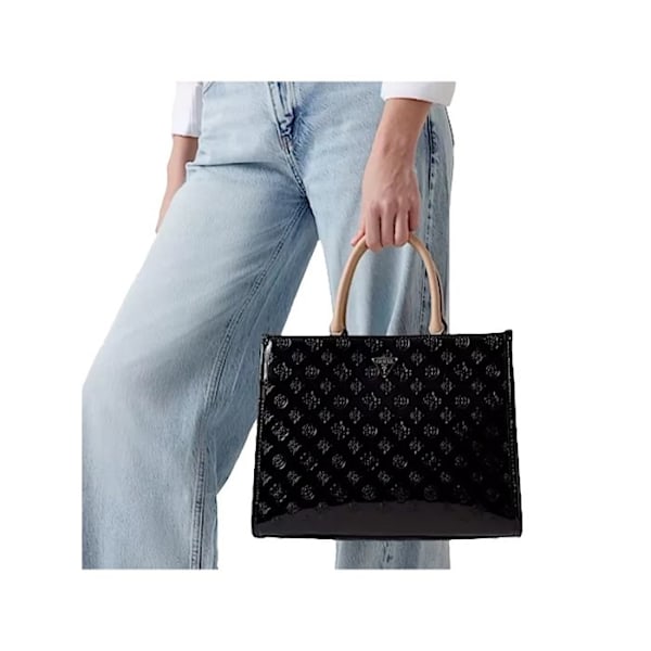Skuldertaske - GUESS - Arnela Girlfriend Tote - Sort - 100% polyurethan - Elegant design Svart