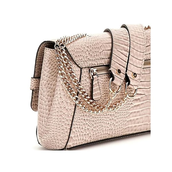 Olkalaukku - GUESS - Silvye Convertible Xbody Flap Bag - Taupe - 100 % polyuretaanista - 686 g mol